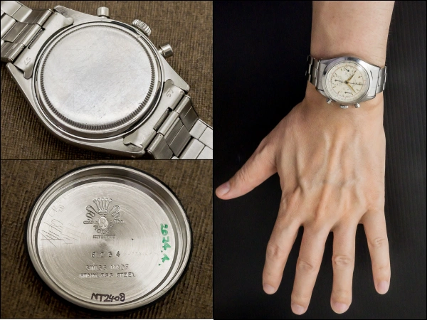 ロレックス オイスター クロノグラフ 激レア プレデイトナ Ref.6234 アイボリーダイヤル 3連リベットブレス Vintage ROLEX [ 代行おまかせコース ]