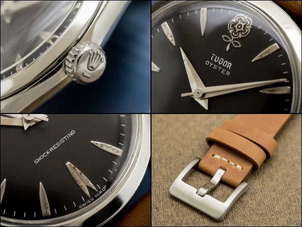 チュードル デカバラ 手巻き オイスター ブラックダイヤル ヴィンテージ チューダー TUDOR OYSTER BIG-ROSE [ 代行おまかせコース ]