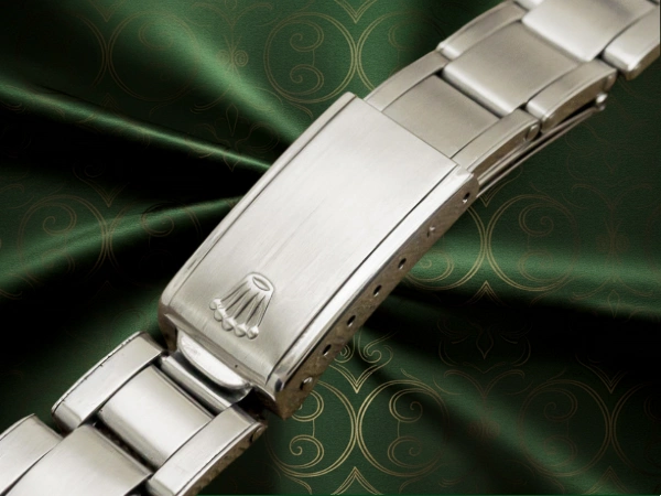 ロレックス 3連 リベットブレス 11コマ 王冠ステップバックル 19mm仕様 ROLEX [代行おまかせコース]