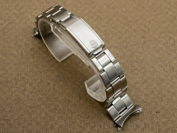 ロレックス 3連 リベットブレス 11コマ 王冠ステップバックル 19mm仕様 ROLEX [代行おまかせコース]