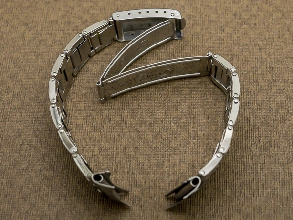 ロレックス 3連 リベットブレス 12コマ 王冠ステップバックル 19mm仕様 ROLEX [代行おまかせコース]