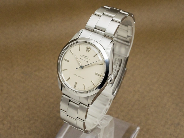 ロレックス オイスターパーペチュアル Ref.5500 ヴィンテージ エアキング SUPER PRECISION表記 アルファハンド ROLEX Air-King [ 代行おまかせコース ]