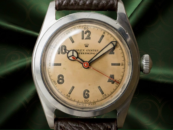 ロレックス オイスター スピードキング Ref.4220 手巻き ピンクサークルダイヤル 飛びアラビア ROLEX Vintage Manual-Wind  [ 代行おまかせコース ]