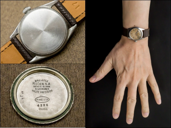 ロレックス オイスター スピードキング Ref.4220 手巻き ピンクサークルダイヤル 飛びアラビア ROLEX Vintage Manual-Wind  [ 代行おまかせコース ]