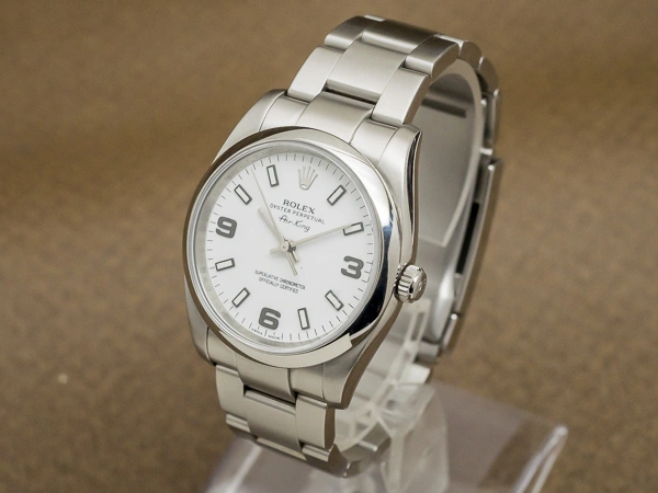 ロレックス オイスターパーペチュアル エアキング Ref.114200 ホワイト文字盤・369ブラックアラビア ROLEX Air-King  [ 代行おまかせコース ]