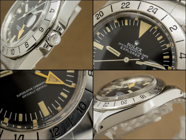 ロレックス エクスプローラーII Ref.1655 MK1ダイヤル アルビノ ストレート秒針 3連巻き込みブレス仕様 ROLEX EXPLORER2  [ 代行おまかせコース ]
