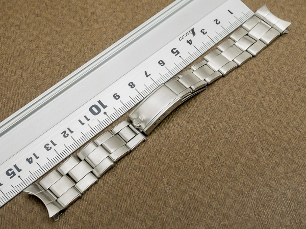ロレックス エクスパンション リベットブレス SS 飛び出し王冠バックル 19mm仕様  ROLEX Rivet Bracelet Expansion [ 代行おまかせコース ]