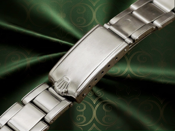 ロレックス 3連 リベットブレス 11コマ 飛び出し王冠バックル 19mm仕様 ROLEX [代行おまかせコース]