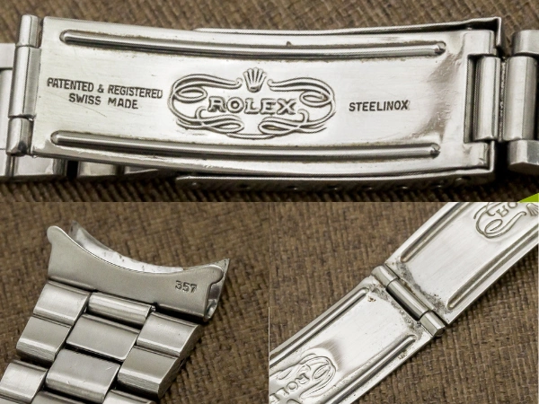 ロレックス 3連巻き込みブレス 19mm Ref.7835-19 13コマ ROLEX BRACELET [ 代行おまかせコース ]