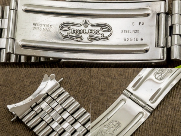 ロレックス 5連 ジュビリーブレス Ref.62510H 1980年代製造 ヴィンテージ 王冠バックル 20mm仕様 22コマ ROLEX [ 代行おまかせコース ]