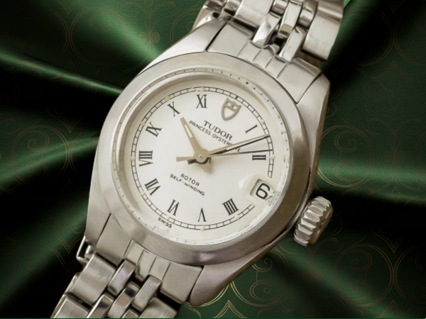 チュードル レディース 盾エムブレム プリンセス オイスターデイト ホワイトローマンダイヤル 5連ジュビリーブレス仕様 TUDOR [ 代行おまかせコース ]