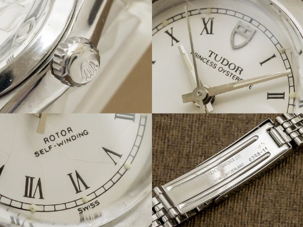 チュードル レディース 盾エムブレム プリンセス オイスターデイト ホワイトローマンダイヤル 5連ジュビリーブレス仕様 TUDOR [ 代行おまかせコース ]