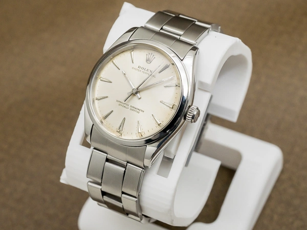 ロレックス オイスターパーペチュアル Ref.1002 クロノメーター ヴィンテージ ノンデイト クサビインデックス バーハンド エクスパンションリベットブレス仕様 ROLEX OYSTER PERPETUAL  [ 代行おまかせコース ]