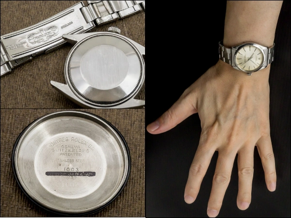 ロレックス オイスターパーペチュアル Ref.1002 クロノメーター ヴィンテージ ノンデイト クサビインデックス バーハンド エクスパンションリベットブレス仕様 ROLEX OYSTER PERPETUAL  [ 代行おまかせコース ]