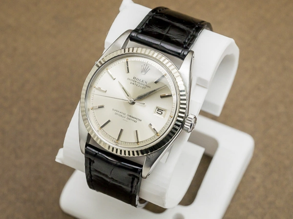 ロレックス デイトジャスト Ref.1601 18KWGフルーテッドベゼル シルバーダイヤル・アンダーライン・アルファハンド ROLEX Datejust Vintage[ 代行おまかせコース ]"