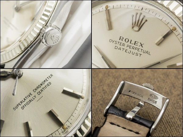 ロレックス デイトジャスト Ref.1601 18KWGフルーテッドベゼル シルバーダイヤル・アンダーライン・アルファハンド ROLEX Datejust Vintage[ 代行おまかせコース ]"