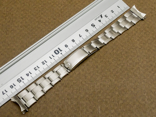 ロレックス 3連 USリベットブレス 北米仕様 19mm 飛び出し王冠バックル 1978年製造 ROLEX Vintage Bracelet [ 代行おまかせコース ]