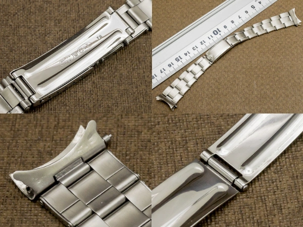ロレックス 3連 USリベットブレス 北米仕様 19mm 飛び出し王冠バックル 1978年製造 ROLEX Vintage Bracelet [ 代行おまかせコース ]