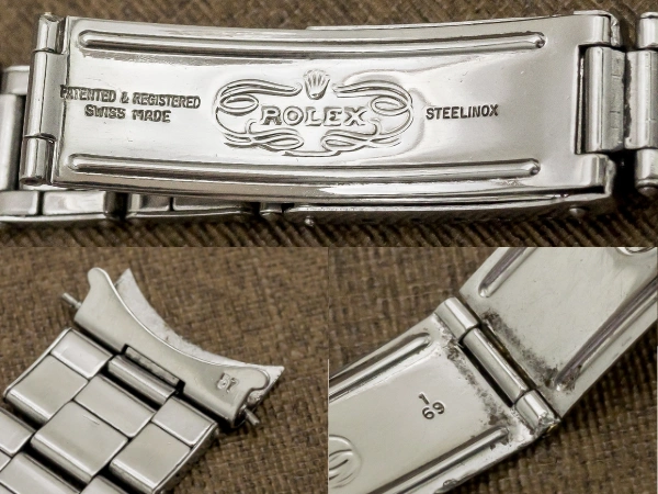 ロレックス リベットブレス Ref.7205 3連リベット 19mm FF.57 フルコマ ROLEX Vintage Bracelet [代行おまかせコース]