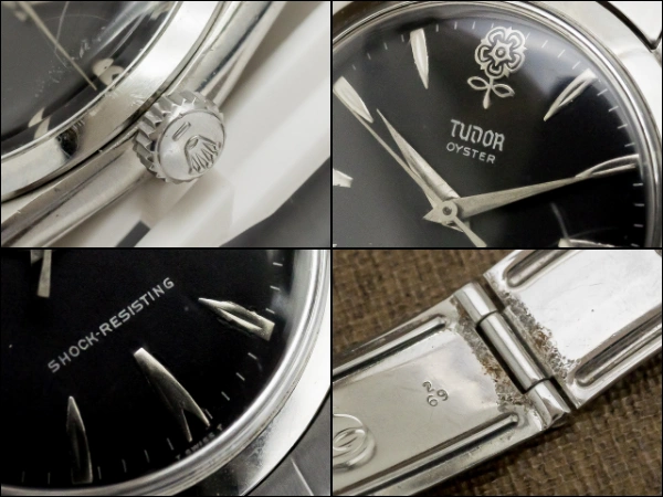 チュードル オイスター デカバラ 手巻き ブラックリダンダイヤル ドルフィンハンド リベットブレス仕様 TUDOR Vintage Manual-Wind BIG-ROSE [ 代行おまかせコース ]