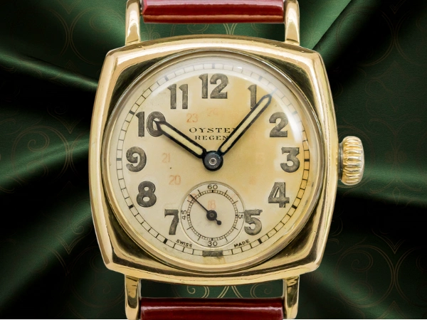 オイスターウォッチカンパニー オイスターリージェント Ref.3351 GFクッションケース 手巻き 全数字24時間表記 スモールセコンド OH済み OYSTER REGENT Vintage Manual-Wind ROLEX  [ 代行おまかせコース ]