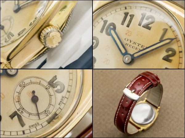 オイスターウォッチカンパニー オイスターリージェント Ref.3351 GFクッションケース 手巻き 全数字24時間表記 スモールセコンド OH済み OYSTER REGENT Vintage Manual-Wind ROLEX  [ 代行おまかせコース ]