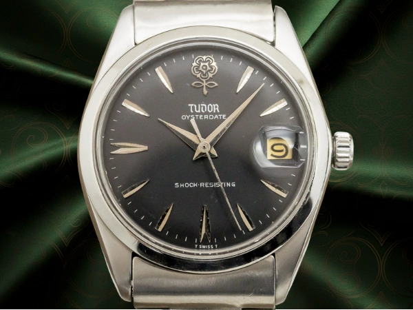 チュードル デカバラ オイスターデイト Ref.7962 手巻き ブラックリダンダイヤル 社外SSブレス仕様 チューダー TUDOR [ 代行おまかせコース ]