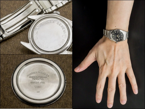チュードル デカバラ オイスターデイト Ref.7962 手巻き ブラックリダンダイヤル 社外SSブレス仕様 チューダー TUDOR [ 代行おまかせコース ]