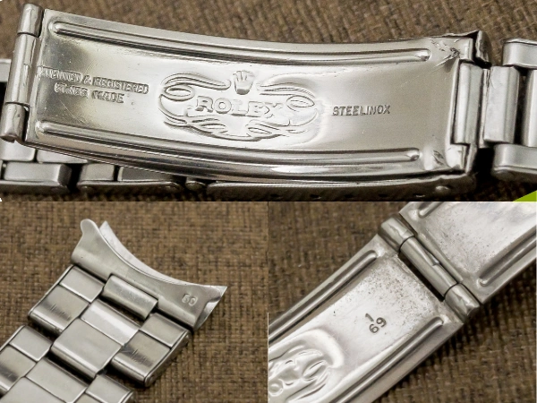 ロレックス リベットブレス Ref.7205 3連リベット 19mm FF.57/60 12コマ ROLEX Vintage Bracelet [代行おまかせコース]
