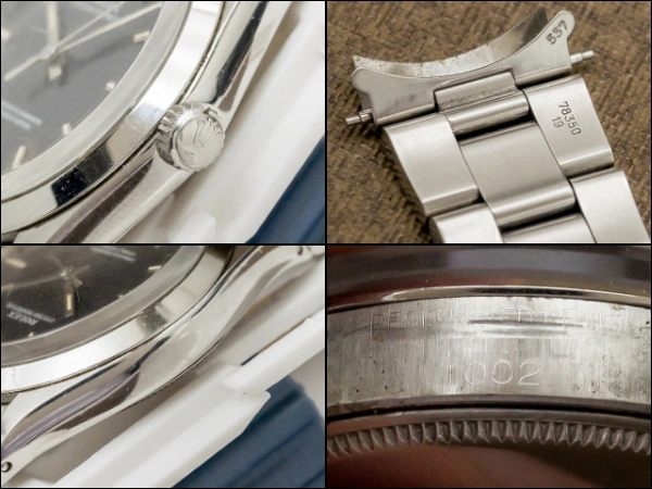 ロレックス オイスター パーペチュアル Ref.1002 ブルーダイヤル バーハンド ROLEX Oyster Perpetual Vintage  [ 代行おまかせコース ]