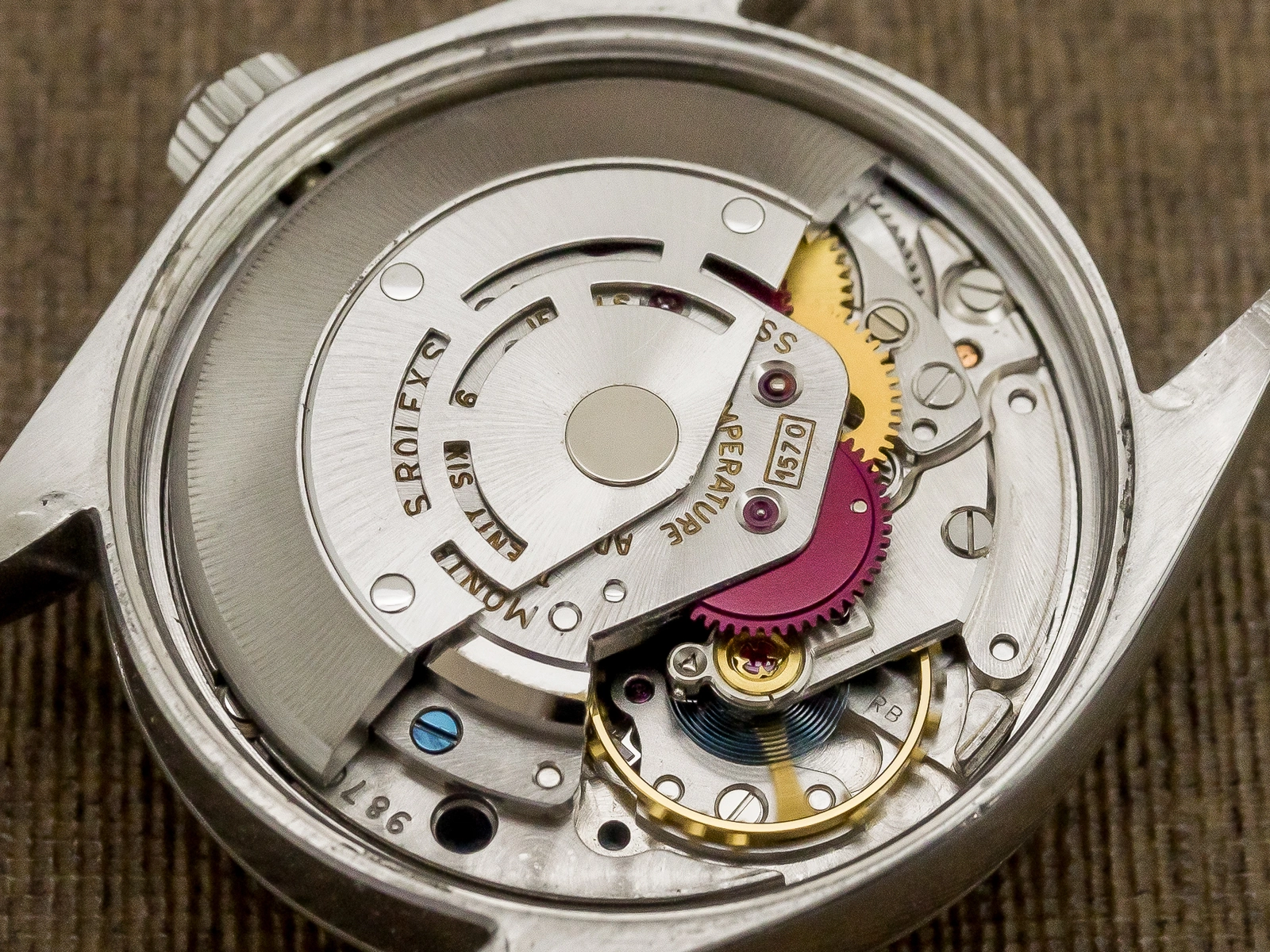 ロレックス オイスター パーペチュアル Ref.1002 ブルーダイヤル バーハンド ROLEX Oyster Perpetual Vintage  [ 代行おまかせコース ]