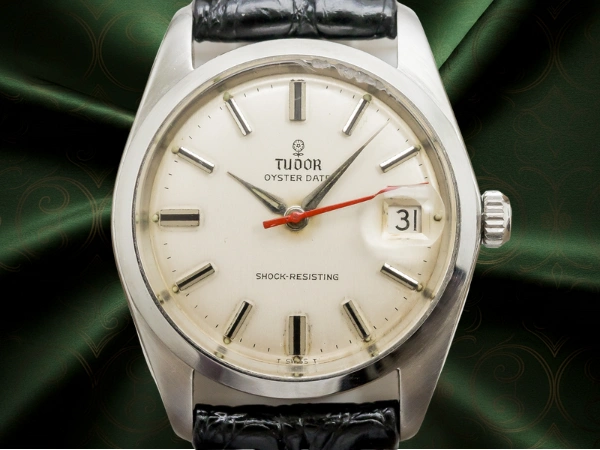 チュードル オイスターデイト Ref.7962 手巻きデイト コバラ(スモールローズ) 赤秒針 TUDOR Vintage Manual-Wind [ 代行おまかせコース ]