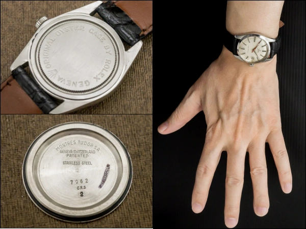 チュードル オイスターデイト Ref.7962 手巻きデイト コバラ(スモールローズ) 赤秒針 TUDOR Vintage Manual-Wind [ 代行おまかせコース ]
