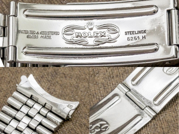 ロレックス 5連 ジュビリーブレス Ref.6251H 1970年代製造 22コマ 王冠バックル 20mm仕様 ROLEX Bracelet [ 代行おまかせコース ]