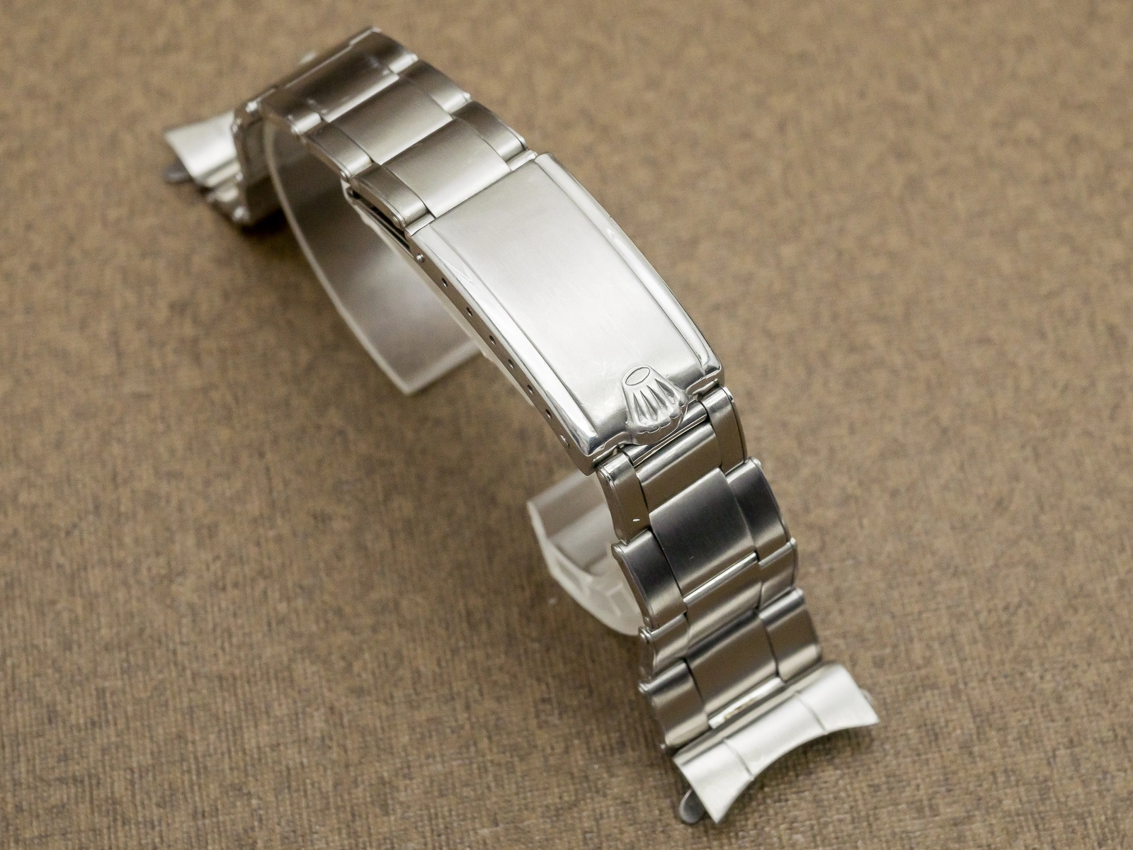 ロレックス 3連 リベットブレス Ref.7206 12コマ FF.80 王冠バックル 20mm仕様 美品 ヴィンテージ ROLEX [ 代行おまかせコース ]