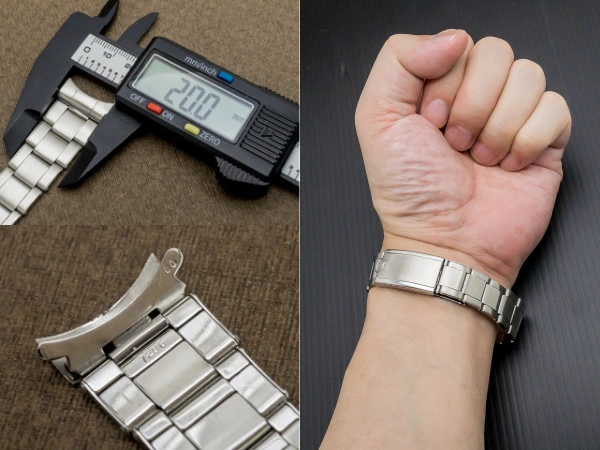 ロレックス 3連 リベットブレス Ref.7206 12コマ FF.80 王冠バックル 20mm仕様 美品 ヴィンテージ ROLEX [ 代行おまかせコース ]