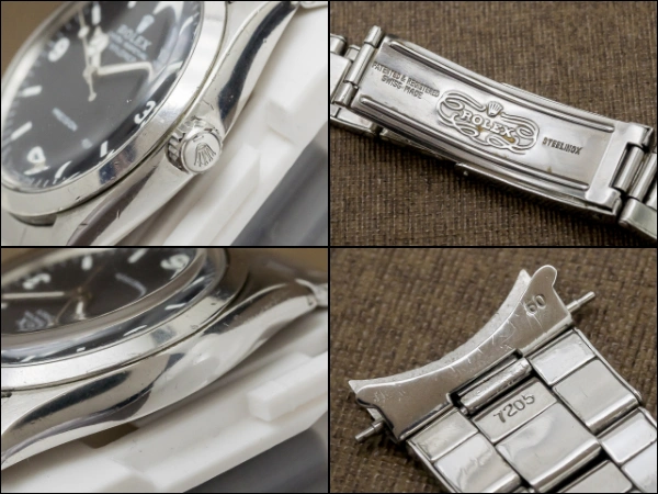 ロレックス ROLEX エクスプローラー ボーイズ Ref.5500 オートマチック ヴィンテージ メンズモデル 3連リベットブレス仕様 ヴィンテージBOX付き [ 代行おまかせコース ]