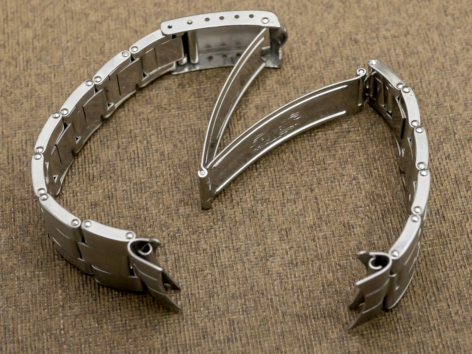 ロレックス DAYTONA用 エクスパンション リベットブレス Ref.6635相当 SS 飛び出し王冠バックル FF.71 19mm 1967年製 ROLEX Vintage Expansion Rivet Bracelet [代行おまかせコース]