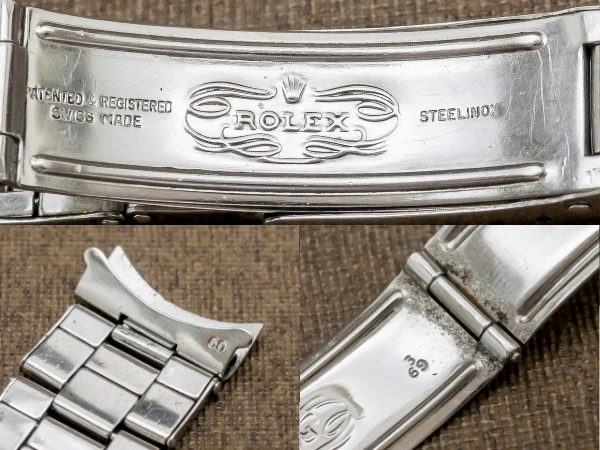 ロレックス リベットブレス Ref.7205 3連リベット 19mm FF.60 フルコマ ROLEX Vintage Bracelet [代行おまかせコース]