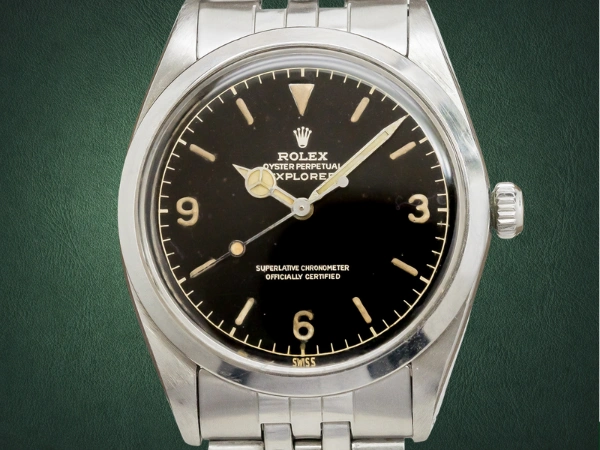 ロレックス エクスプローラー Ref.5504 1963年製 ミラーダイヤル Cal.1560 1965年製ジュビリーブレスレット ROLEX EXPLORER Vintage Mirror Dial  [ 代行おまかせコース ]