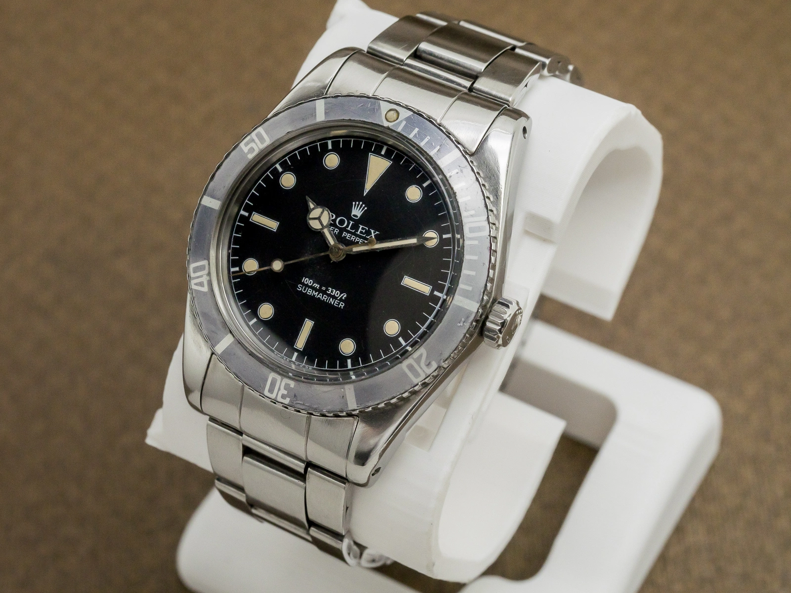 ロレックス サブマリーナ Ref.5508 ガードレス 1959年製 ブラックダイヤル  Ref.7836 巻きブレスレット ROLEX SUBMARINER Vintage Small Crown  [ 代行おまかせコース ]