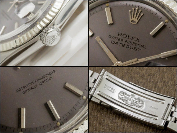 ロレックス デイトジャスト Ref.1601 パープルダイヤル Cal.1570 ジュビリーブレスレット Ref.62510H ROLEX OYSTER PERPETUAL DATEJUST Vintage Purple Dial  [ 代行おまかせコース ]
