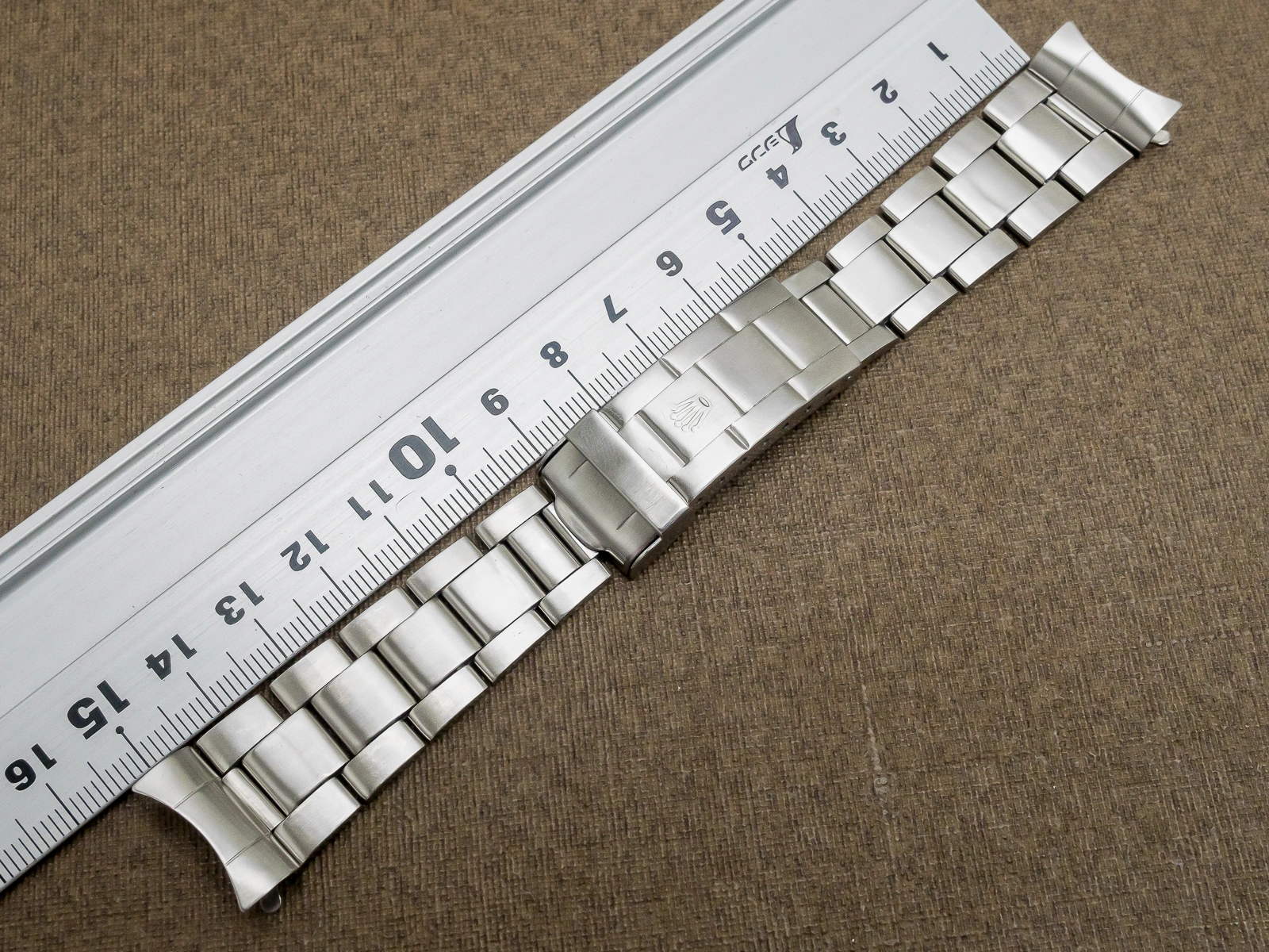 ロレックス サブマリーナ用 溝なし 巻き込みブレス 20mm Ref.9315 10コマ ヴィンテージ ROLEX [ 代行おまかせコース ]
