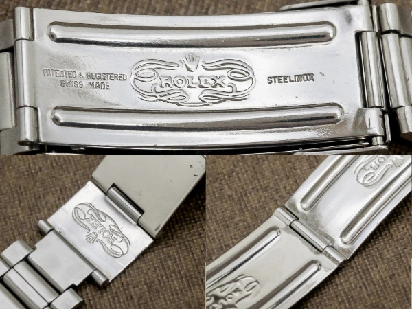ロレックス サブマリーナ用 溝なし 巻き込みブレス 20mm Ref.9315 10コマ ヴィンテージ ROLEX [ 代行おまかせコース ]