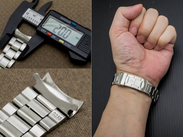 ロレックス サブマリーナ用 溝なし 巻き込みブレス 20mm Ref.9315 10コマ ヴィンテージ ROLEX [ 代行おまかせコース ]