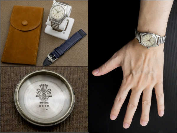 ロレックス バブルバック Ref.2940 1940年代 アラビア数字ダイヤル 赤秒針 バンブーブレスレット ROLEX OYSTER PERPETUAL Bubbleback [ 代行おまかせコース ]