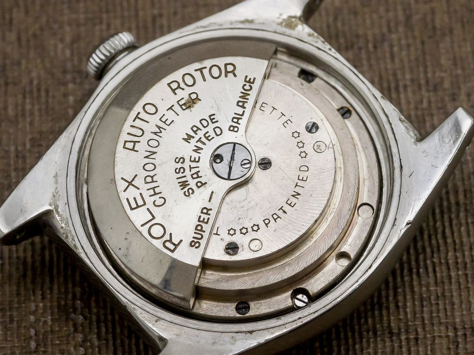 ロレックス バブルバック Ref.2940 1940年代 アラビア数字ダイヤル 赤秒針 バンブーブレスレット ROLEX OYSTER PERPETUAL Bubbleback [ 代行おまかせコース ]