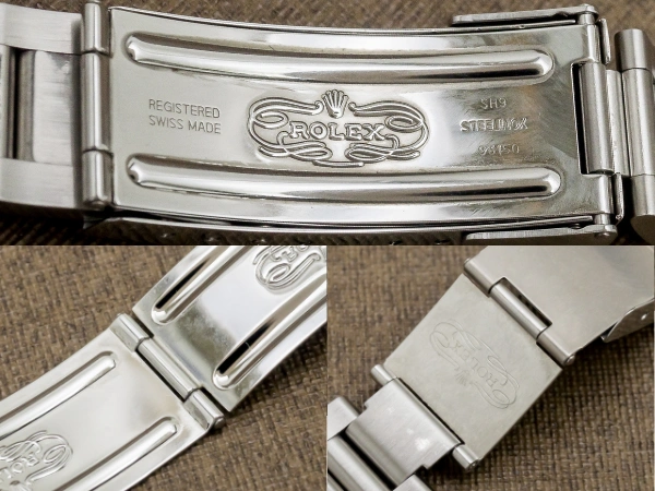 ロレックス サブマリーナ用 Ref.93150 フリップロック ハードブレス 20mm 溝なし 12コマ ROLEX SUBMARINER [ 代行おまかせコース ]