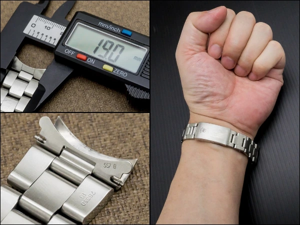 ロレックス 3連SSハードブレス Ref.78350-19 FF.557B 19mm仕様 12コマ ROLEX [ 代行おまかせコース ]