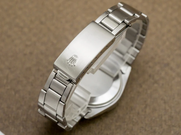 ロレックス エアキング Ref.5500 シルバーダイヤル SUPER PRECISION  アルファハンド 1953年製造 Cal.1530 巻き込みブレス仕様  [ 代行おまかせコース ]